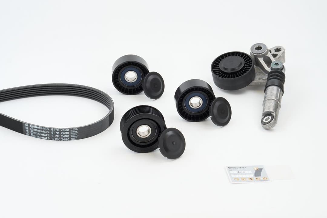 Set curea transmisie cu caneluri CONTINENTAL CTAM 6PK2490K1