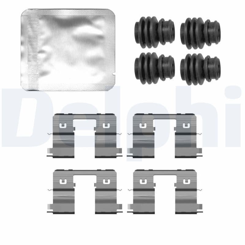 Set accesorii, placute frana DELPHI LX0789