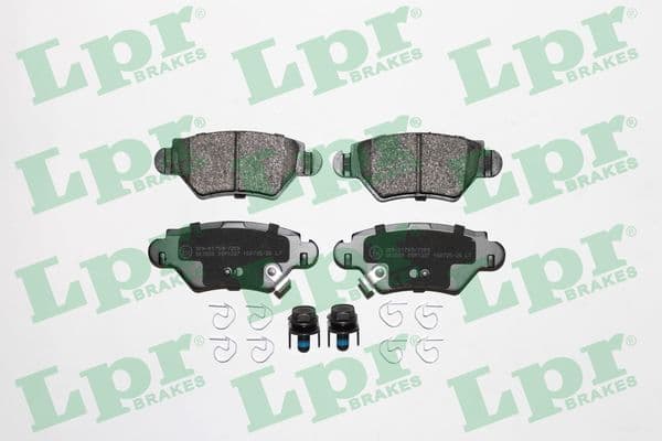 set placute frana,frana disc LPR 05P1227