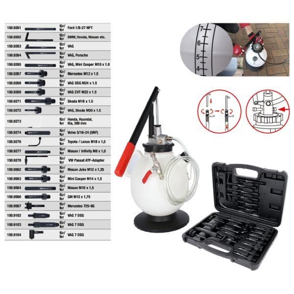 Aparat de incarcat, ulei cutie viteze KS TOOLS 150.9105