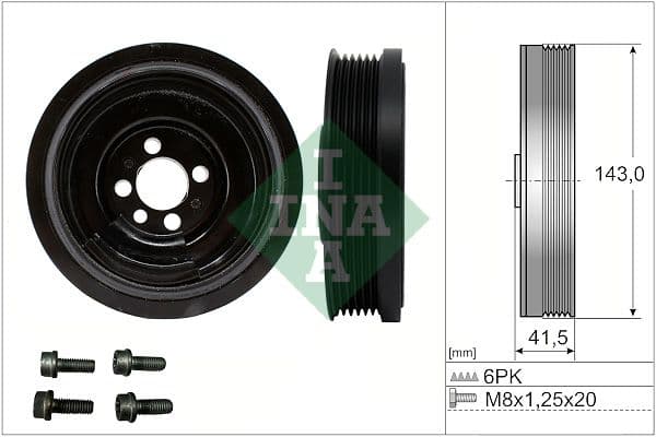 Fulie curea, arbore cotit Schaeffler INA 544 0182 20