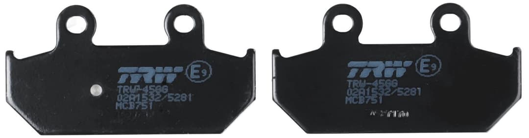 set placute frana,frana disc TRW MCB751