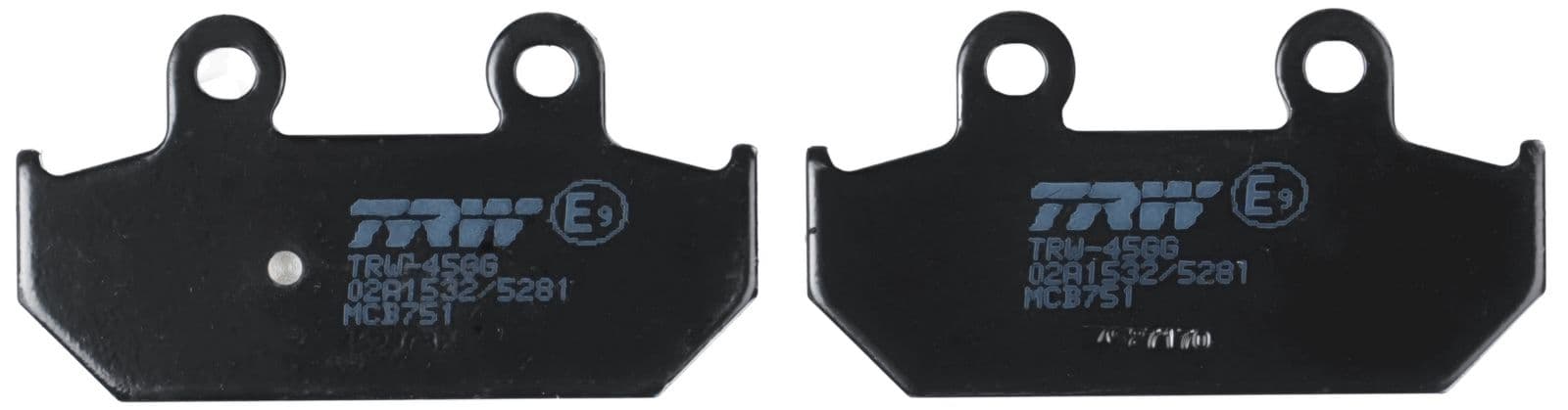 set placute frana,frana disc TRW MCB751