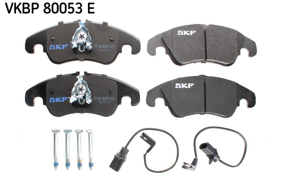 set placute frana,frana disc SKF VKBP 80053 E