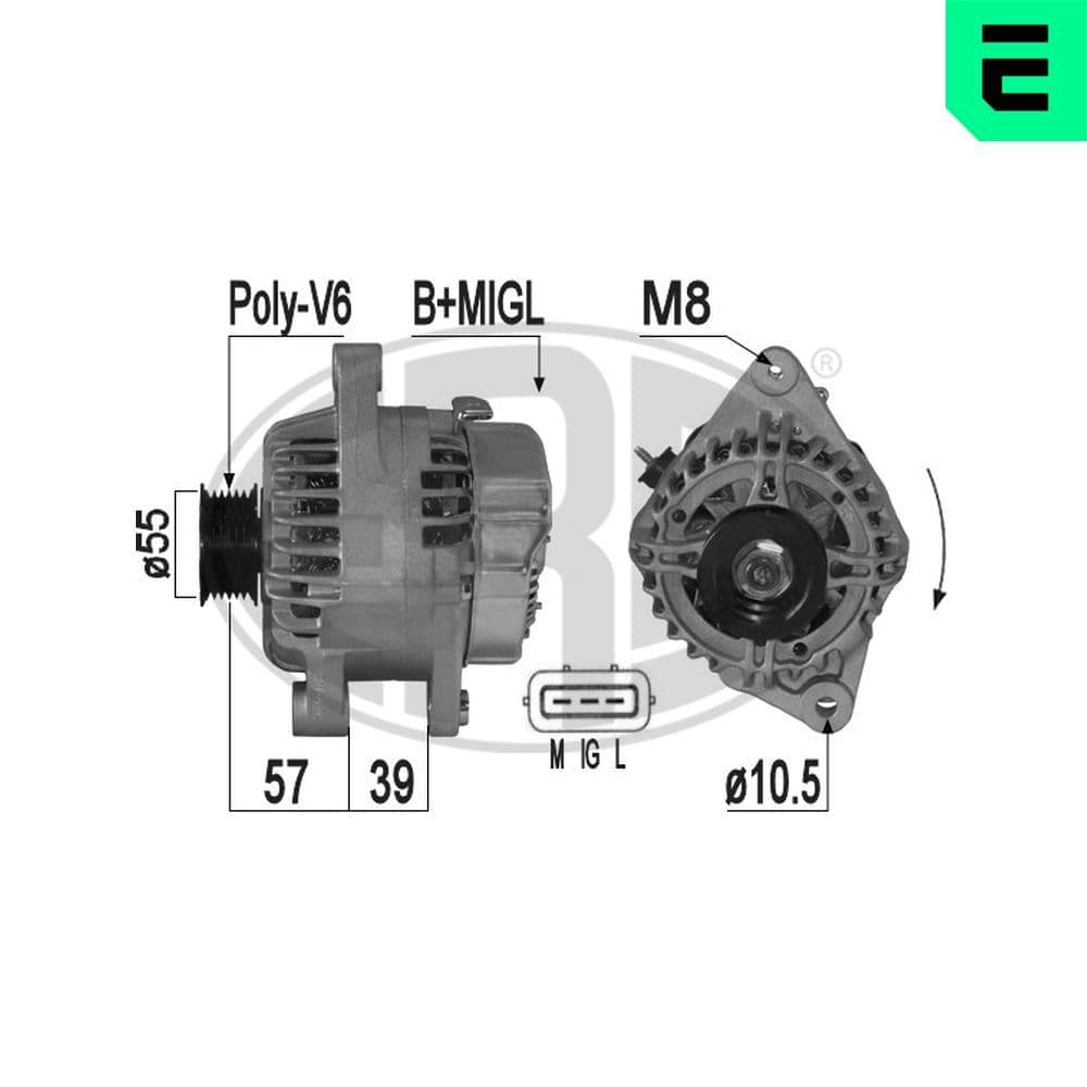 Generator / Alternator ERA 209304A