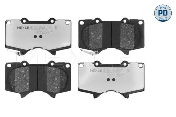 set placute frana,frana disc MEYLE -PD: Advanced performance and design. 025 240 2417/PD