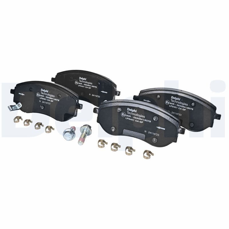 set placute frana,frana disc DELPHI LP3401
