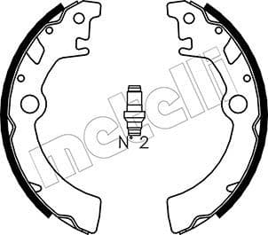 Set saboti frana METELLI 53-0400
