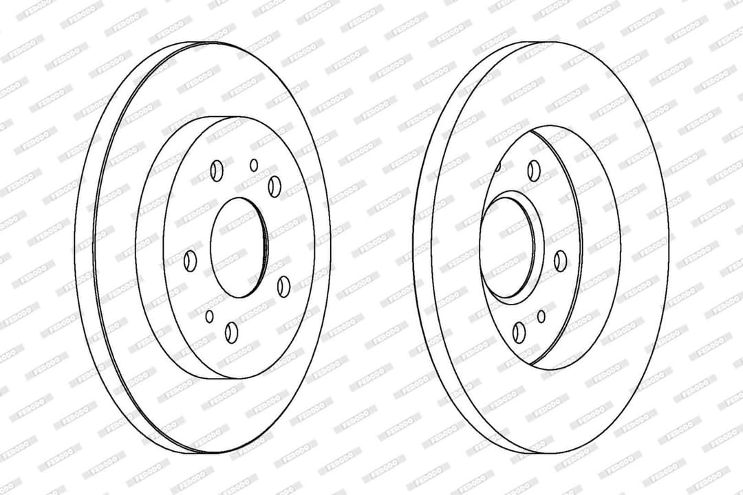 Disc frana FERODO DDF1387