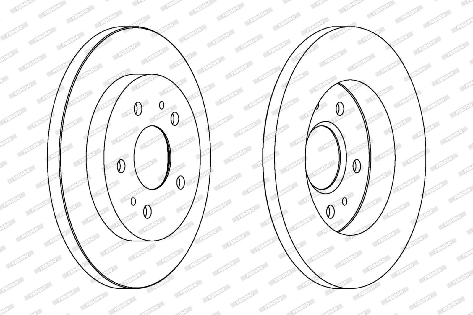 Disc frana FERODO DDF1387