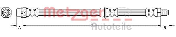 Furtun frana METZGER 4110946