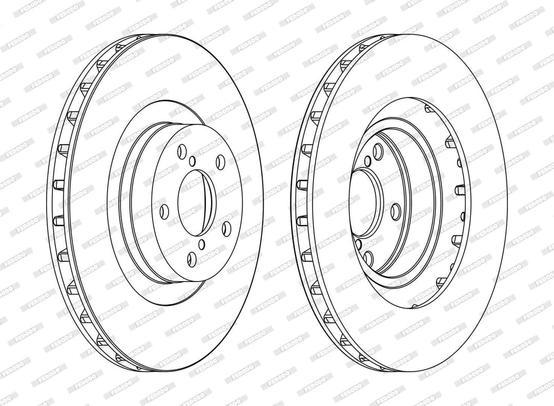 Disc frana FERODO DDF1175C