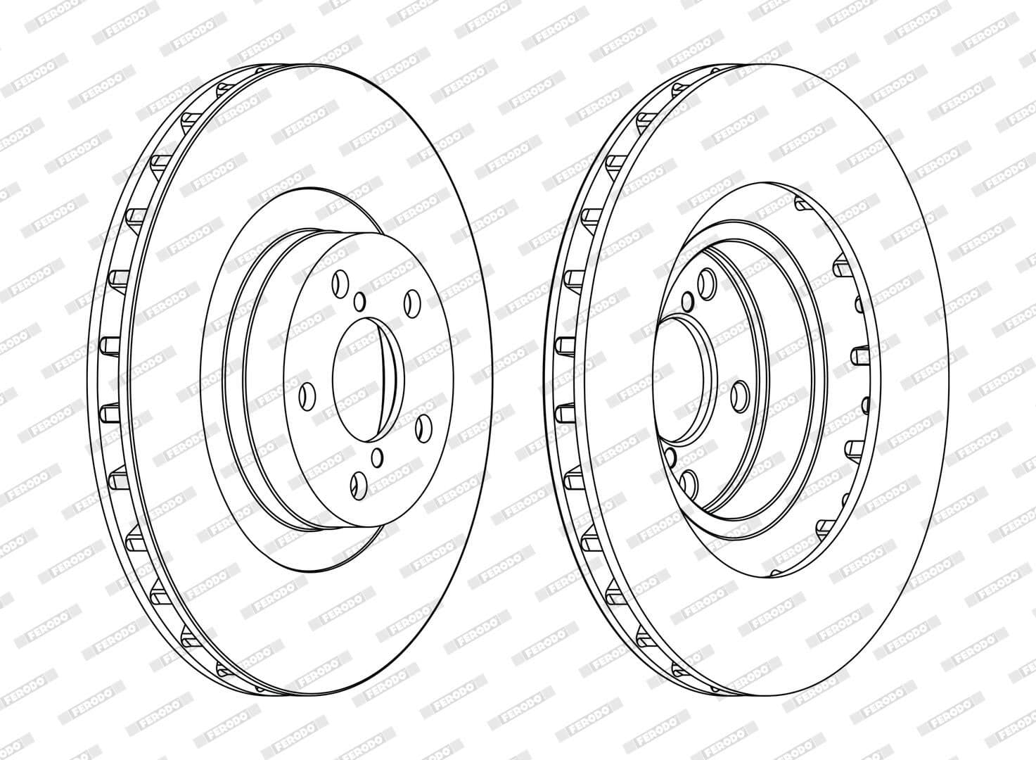 Disc frana FERODO DDF1175C