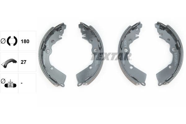 Set saboti frana TEXTAR 91083000