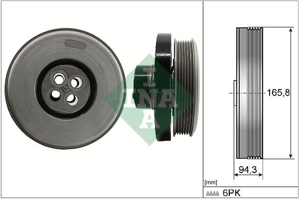Fulie curea, arbore cotit Schaeffler INA 544 0602 10