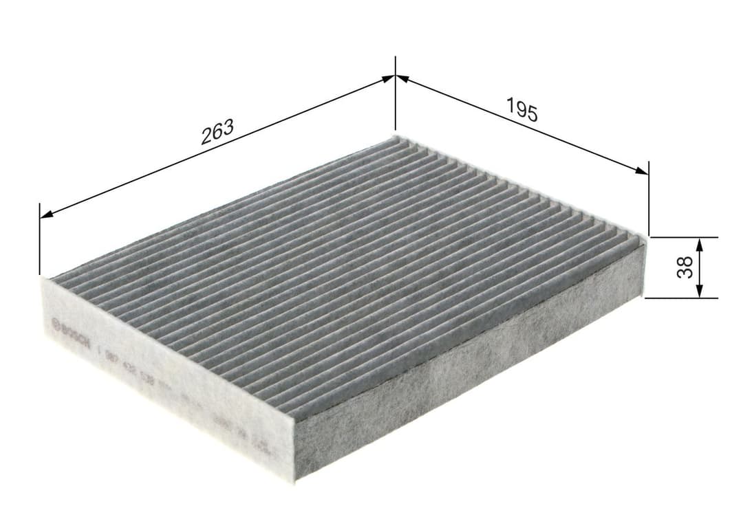 Filtru, aer habitaclu BOSCH 1 987 432 538