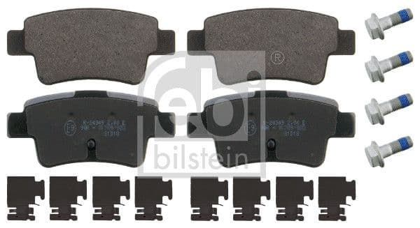 set placute frana,frana disc FEBI BILSTEIN 16880