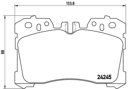 set placute frana,frana disc BREMBO PRIME LINE P 83 075