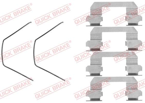 Set accesorii, placute frana QUICK BRAKE 109-1789
