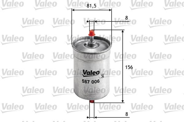 filtru combustibil VALEO 587006