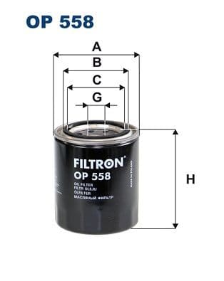 Filtru ulei FILTRON OP 558