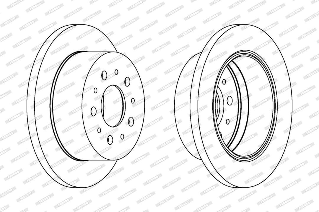 Disc frana FERODO DDF1144C