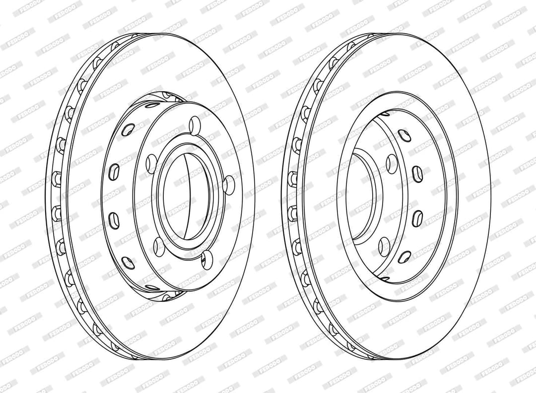 Disc frana FERODO PREMIER DDF1887C