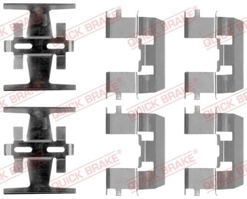 Set accesorii, placute frana QUICK BRAKE 109-1208