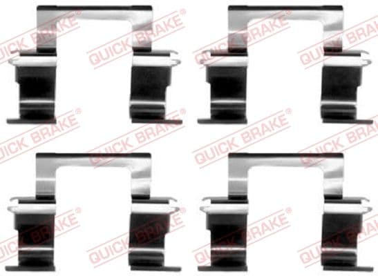 Set accesorii, placute frana QUICK BRAKE 109-1274