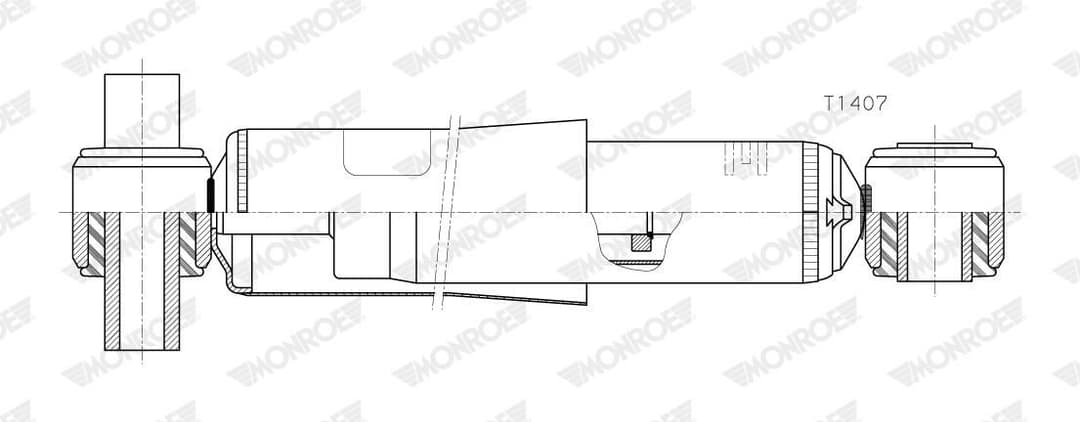 amortizor MONROE MAGNUM Axle T1407
