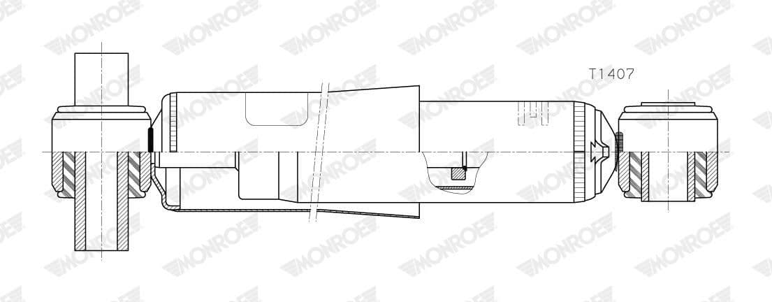 amortizor MONROE MAGNUM Axle T1407