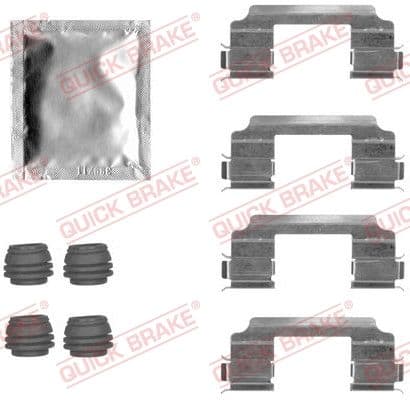 Set accesorii, placute frana QUICK BRAKE 109-1817