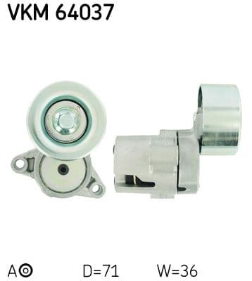 Intinzator curea, curea distributie SKF VKM 64037