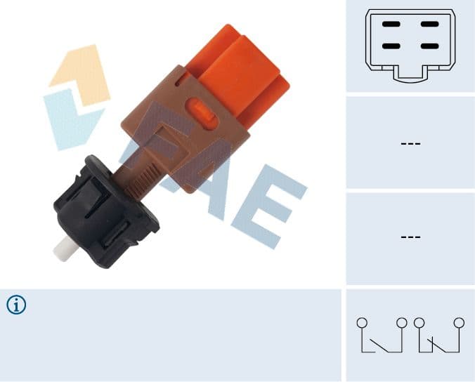 Comutator lumini frana FAE 24455