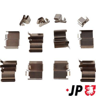 Set accesorii, placute frana JP Group 4864003010