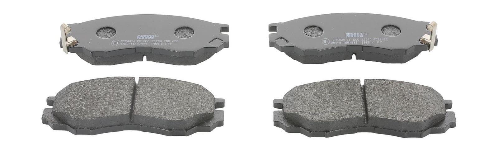 set placute frana,frana disc FERODO PREMIER ECO FRICTION FDB1422