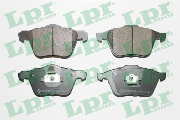 set placute frana,frana disc LPR 05P1286