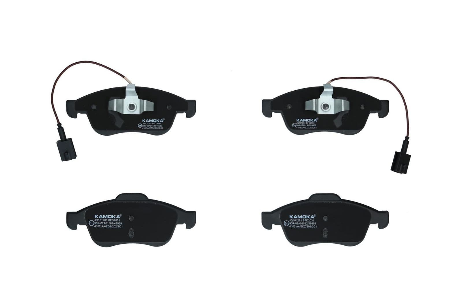 set placute frana,frana disc KAMOKA JQ101281