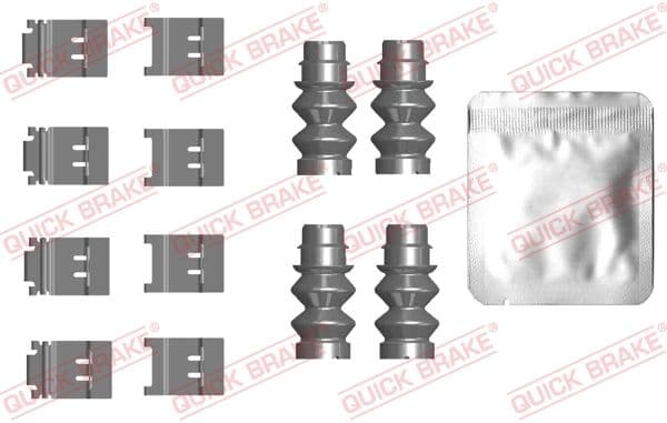 Set accesorii, placute frana QUICK BRAKE 109-0124