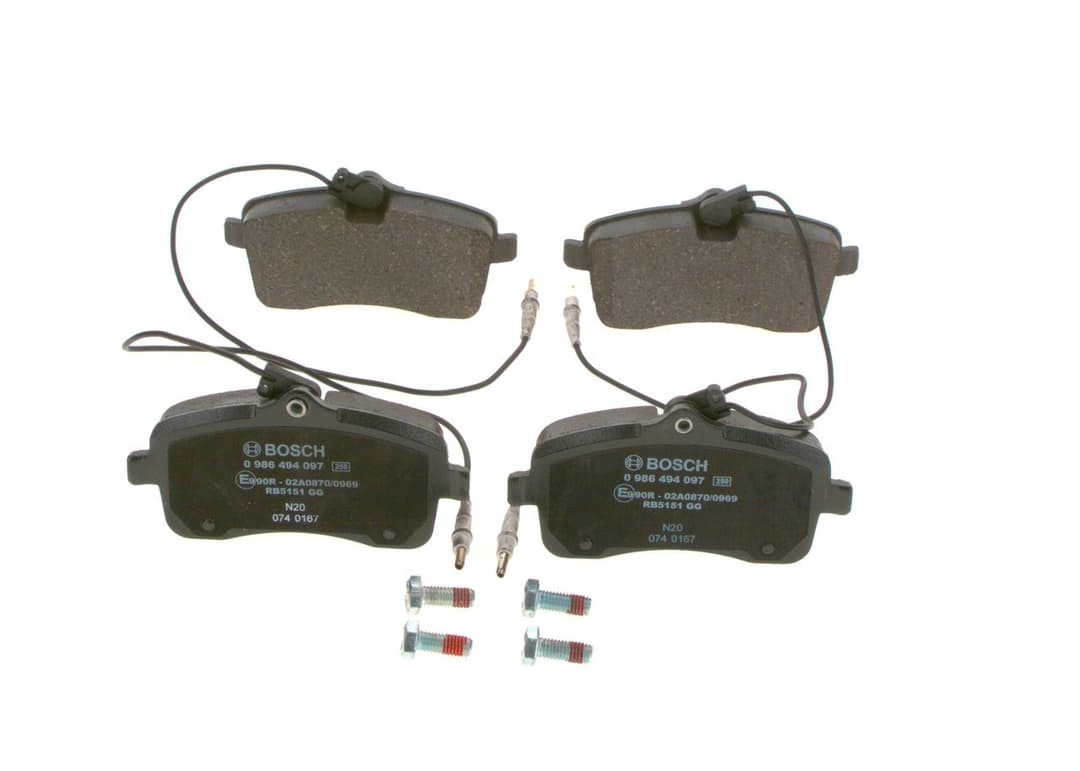 set placute frana,frana disc BOSCH 0 986 494 097
