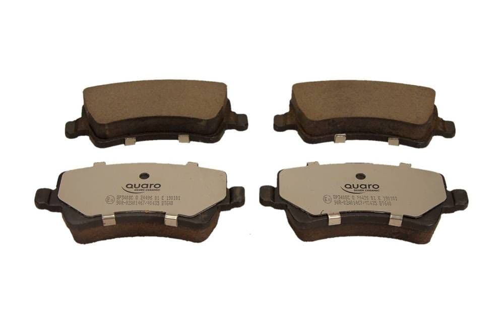 set placute frana,frana disc QUARO SILVER CERAMIC QP3408C