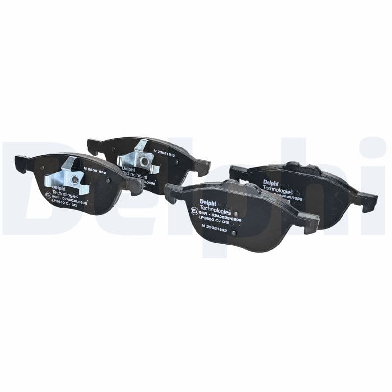 set placute frana,frana disc DELPHI LP3650