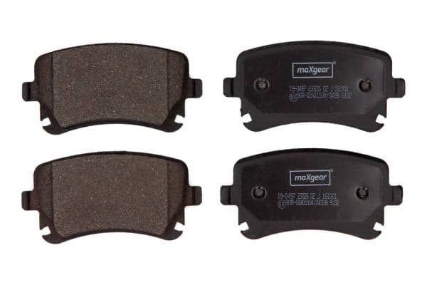 set placute frana,frana disc MAXGEAR 19-0497