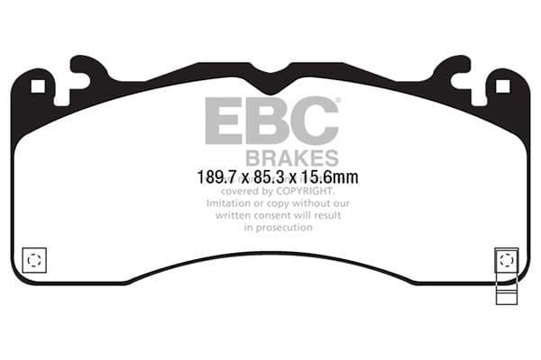 set placute frana,frana disc EBC DP43040R