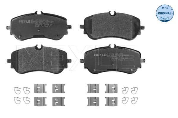 set placute frana,frana disc MEYLE 025 228 0219