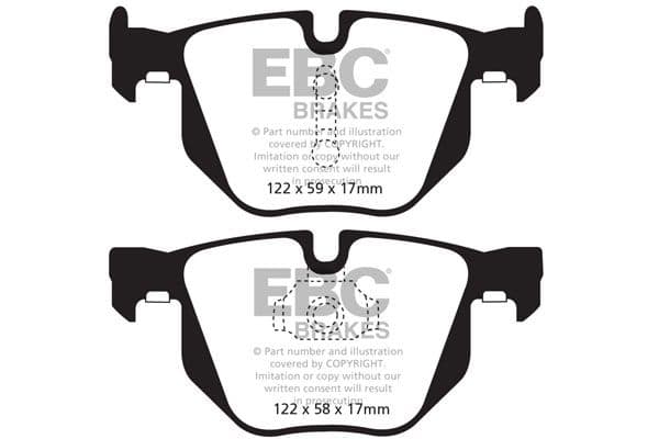 set placute frana,frana disc EBC Brakes DP42009R