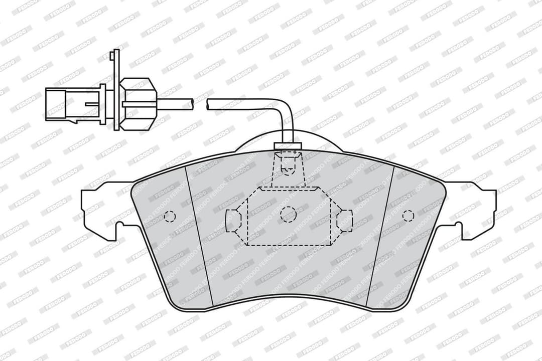 set placute frana,frana disc FERODO PREMIER ECO FRICTION FVR1518