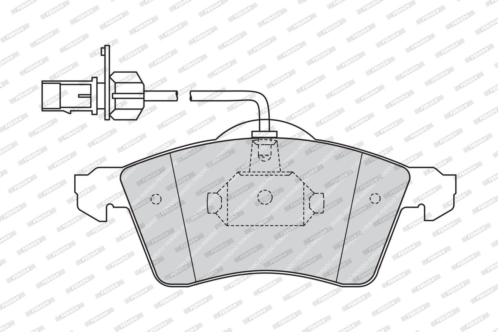 set placute frana,frana disc FERODO PREMIER ECO FRICTION FVR1518