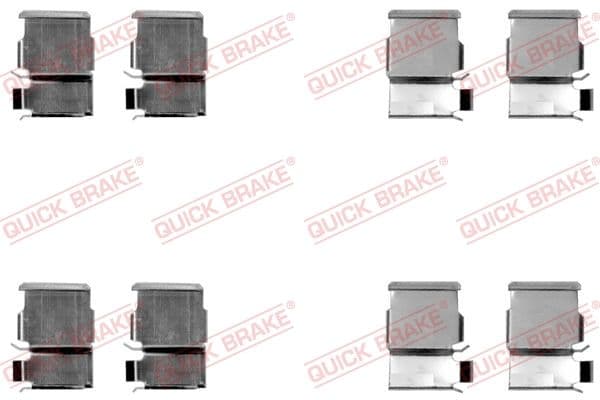 Set accesorii, placute frana QUICK BRAKE 109-1033