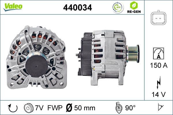 Generator / Alternator VALEO 440034